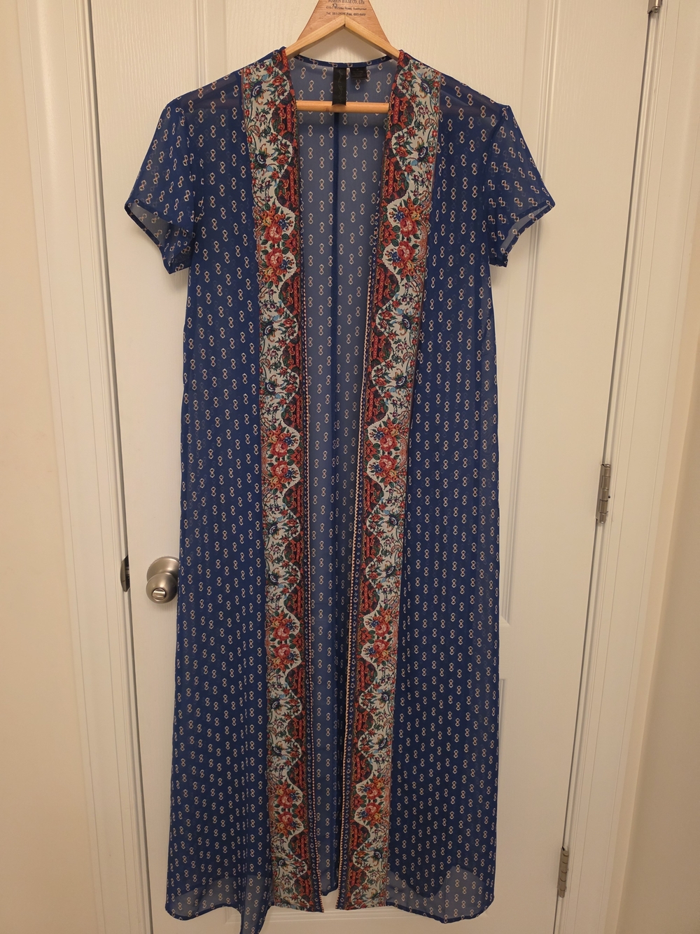 BOHO Sheer Duster Kimono Petticoat Alley (M)